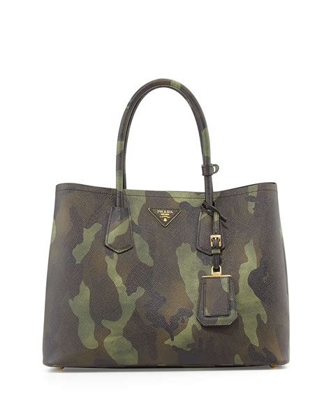 Prada Mimetico Camouflage Saffiano Bag 